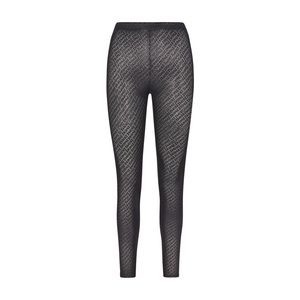 SKIMS LOGO MESH FOIL LEGGINGS